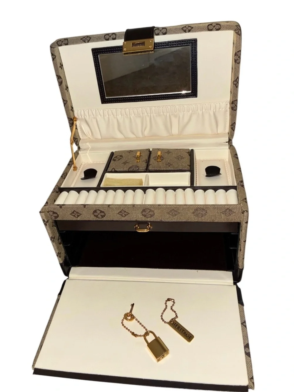 Wolf Design private label 2005 jewelry box with travel box.